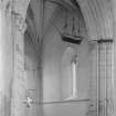 South transept, showing votive model of frigate hanging from ceiling. Model dates c.1800