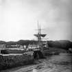 Limekilns, Brucehaven.
General view of pier with docked ship.