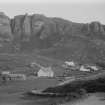 View of Cleadale houses, Eigg.