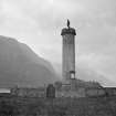 Loch Shiel, Glenfinnan. General view of monument.