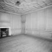 Riddle's Court. Interior-general view showing panelling and ceiling in First Floor room
(Mr MacMorran's House)