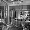 Edinburgh, Queen Street, Albyn Restaurant.
Photographic view of interior showing bar.
