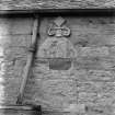 Comiston House, Lodge.
Sculptured pediment displaying initials of Andrew Creich and Margaret Dick, 1610.