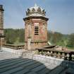 Clock tower, view from roof of castle to South East.