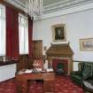 Inverness Town House, interior.  First floor: view of Provost's room from North West