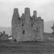 View of Dunderave Castle from NE before restoration.
