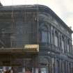 View from E of Broughton Street, detail of facade of Theatre Royal prior to demolition.