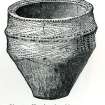 Drawing of the cinerary urn (Hewison 1893, 69).