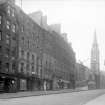 General view of High Street between Canongate and North Bridge showing Tron Church