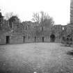 View of NW angle of courtyard.