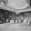 Interior-general view of Morning Drawing Room in Holyrood Palace
