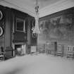 Interior-general view of Duchess of Hamilton's Drawing Room in Holyrood Palace