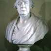 View of marble bust of James Hamilton M. D. by Samuel Joseph, 1824, ground floor E side.