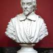 View of plaster bust of William Harvey by Peter Scheemakers, 1739, in the Hall.
