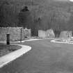 Taymouth Castle, Military Camp.
View of training area - sets on West side of Town Street, reading left to right Basement Rescue, Floor Lifting, Basic Training.
