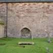 Fearn Abbey.  View of North wall showing blocked doorway.