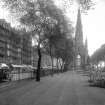 General view of part of Princes Street showing Scott Monument