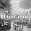 Interior view of reading-room, Leith Public Library, Ferry Road, Edinburgh.