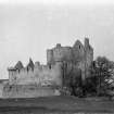Photograph showing view of Craigmillar Castle from South West