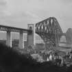 View of the bridge seen from North Queensferry. 
