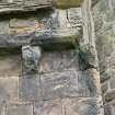 Detail of corbel on south wall of chancel