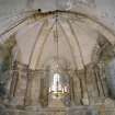 Interior. Detail of vaulting in apse