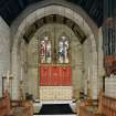 All Saints Episcopal Church, interior.  View of chancel from West.