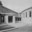 Edinburgh, Ferry Road, Leith Public Library.
View of colonade.
