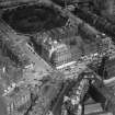 West end of Princes Street, Edinburgh, showing Maule's and McLagan and Cummings.  Oblique aerial photograph taken facing north.