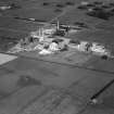 Scottish Oils Grangemouth Refinery, Grangemouth. Oblique aerial photograph taken facing north.
