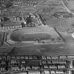 Hampden Park Football Ground, Queen's Park Football Club, Mount Florida, Glasgow.  Oblique aerial photograph taken facing north.