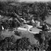 Knock Castle, Largs.  Oblique aerial photograph taken facing east.
