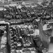 Perth, general view, showing High Street and St John's Square.  Oblique aerial photograph taken facing north.