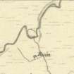 Logan Burn as depicted on the 1st Edition of the Ordnance Survey 6-inch map (Edinburghshire 1853, sheet 11)