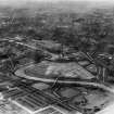 Glasgow, general view, showing Glasgow Green and River Clyde.  Oblique aerial photograph taken facing north.