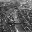 Glasgow, general view, showing Glasgow Green and River Clyde.  Oblique aerial photograph taken facing south-east.