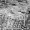 Kings Park Housing Estate, Glasgow.  Oblique aerial photograph taken facing east.