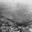 Glasgow, general view, showing Glasgow Green and River Clyde.  Oblique aerial photograph taken facing south.  This image has been produced from a damaged negative.