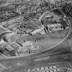 J and P Coats Ltd. Ferguslie Mills Thread Works, Paisley.  Oblique aerial photograph taken facing north.