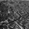Stirling, general view, showing Port Street, King Street and Albert Halls.  Oblique aerial photograph taken facing north.