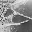 Dock and Harbour, Kirkcaldy.  Oblique aerial photograph taken facing north-east.