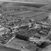Lochmaben, general view, showing Town House and Princes Street.  Oblique aerial photograph taken facing north.