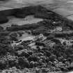 Glenapp Castle, Ballantrae.  Oblique aerial photograph taken facing south.