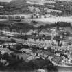 Newton Stewart, general view, showing Bridge of Cree and York Road.  Oblique aerial photograph taken facing east.