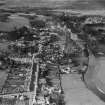 Newton Stewart, general view, showing Victoria Street and Queen Street.  Oblique aerial photograph taken facing north.