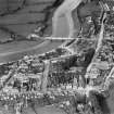 Kirkcudbright, general view, showing Kirkcudbright Bridge, St Mary Street and MacLellan's Castle.  Oblique aerial photograph taken facing north-east.