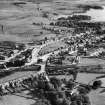 Castle Douglas, general view, showing Queen Street and Ernespie Road.  Oblique aerial photograph taken facing south.