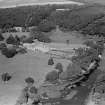 Kinmount House, Annan.  Oblique aerial photograph taken facing north.