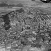 Stirling, general view, showing Spittal Street and Stirling Castle.  Oblique aerial photograph taken facing north-west. This image has been produced from a damaged negative.