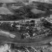 Sandeman Brothers Ruchill Oil Works, Murano Street, Maryhill, Glasgow.  Oblique aerial photograph taken facing east.